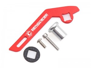 ALUMINUM ONE-HAND CONTROL TRIGGER THUMB LEVER FOR FLYSKY G11P TRANSMITTER - RED - RS-G11PA/RE