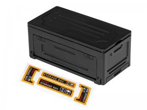 REALISTIC PLASTIC STORAGE BOX FOR 1/10 AXIAL SCX-10 TRAXXAS TRX-4 CRAWLER TRUCK - BLACK - RS-CA06/BK