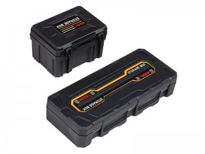 REALISTIC PLASTIC STORAGE BOX SET FOR 1/10 AXIAL SCX-10 TRAXXAS TRX-4 CRAWLER TRUCK - RS-CA07/BK