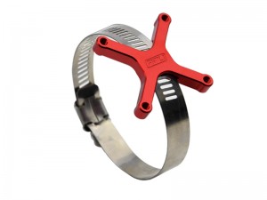 ALUMINUM 7075 COOLING FAN MOUNT 40 X 40mm FOR HOBBYWING 36 40 42 48 49 56 58 70 SERIES MOTOR - 48 49 SERIES - RED - RS-CFM4849/RE