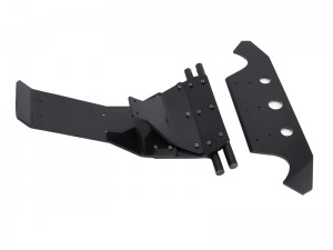 NYLON FRONT SKID BUMPER SET 7744 FOR 1/5 RC TRAXXAS X-MAXX 8S MONSTER TRUCK - RS-TRX7744/BK