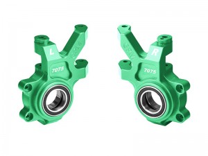 GPM 7075 ALLOY FRONT OVERSIZED STEERING BLOCKS 10936 7743 FOR TRAXXAS 1/6 FUNCO PRO SCALE 2WD SAND CAR 8S 109076-4 - GREEN - TPS021-G