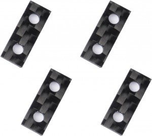 CARBON FIBER 2mm 3mm SERVO SPACER ARA320650 FOR ARRMA 1/7 FIRETEAM MOJAVE 1/8 KRATON NOTORIOUS OUTCAST TALION TYPHON 6S BLX - RS-ARA320650