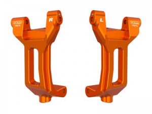 GPM TPS019 7075 ALLOY FRONT CASTER BLOCKS 10932 FOR TRAXXAS 1/6 FUNCO PRO SCALE 2WD SAND CAR 8S 109076-4 - TPS019-OR