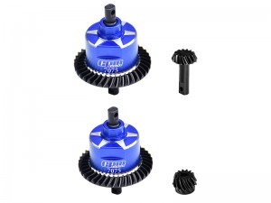 GPM SLA1337R STEEL 7075 ALLOY FRONT & REAR COMPLETE DIFFERENTIAL FOR TRAXXAS 1/10 SLASH 4X4 / RUSTLER 4X4 VXL / XO-01 / SLASH 4X4 LOW-CG / HOSS 4X ... - SLA1337FR-B