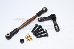 ALUMINIUM SERVO SAVER & TIE ROD  HPI CRAWLER KING - CK048-BK