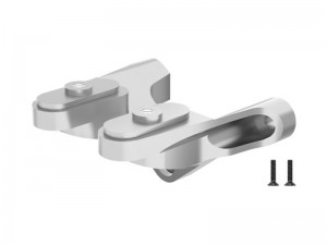 GPM LMB040R 7075 REAR WING MOUNT FOR LOSI 1/24 MICRO-B LOS00007 / 1/28 MICRO-T LOS-1392 2S BUGGY - SILVER - LMB040R-S
