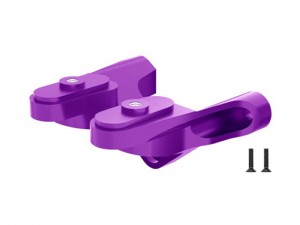 GPM LMB040R 7075 REAR WING MOUNT FOR LOSI 1/24 MICRO-B LOS00007 / 1/28 MICRO-T LOS-1392 2S BUGGY - PURPLE - LMB040R-P