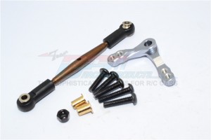 ALUMINIUM SERVO SAVER & TIE ROD  HPI CRAWLER KING - CK048-GS