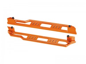 7075 ALLOY CHASSIS NERF BARS 10922 FOR TRAXXAS 1/6 FUNCO PRO SCALE SAND CAR 8S / 1/5 X-MAXX 6S 8S / 1/6 XRT 8S - ORANGE - TPS014-OR