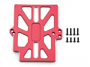 ALUMINUM ESC MOUNT PLATE 10777 HOBBYWING MAX10 FOR 1/16 TRAXXAS MINI MAXX MONSTER 107154-1 - RED - RS-TRX10777/RE