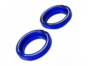 3RACING SAK-D6818D ALUMINUM BIG BORE ABSORBER ADJUSTMENT RING FOR AUPER D6 S SPORT DRIFT ONROAD CAR - SAK-D6818D/BU
