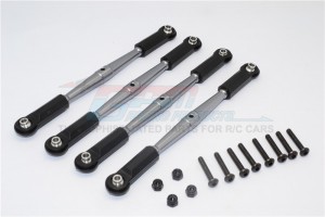 GPM CK049FR295 ALUMINIUM FRONT And REAR ANTI-THREAD LINK PARTS (295MM WHEELBASE)   HPI CRAWLER KING - CK049FR295-GS-BEBK