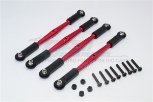 GPM CK049FR295 ALUMINIUM FRONT And REAR ANTI-THREAD LINK PARTS (295MM WHEELBASE)   HPI CRAWLER KING - CK049FR295-R-BEBK