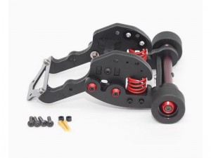 NYLON REAR SPRING WHEELIE BAR ARA-1528 FOR ARRMA 1/8 KRATON 6S V6 EXB / 1/8 NOTORIOUS 6S V6 - BLACK - RS-ARA1528/BK