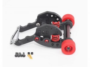 NYLON REAR SPRING WHEELIE BAR ARA-1528 FOR ARRMA 1/8 KRATON 6S V6 EXB / 1/8 NOTORIOUS 6S V6 - RED - RS-ARA1528/RE