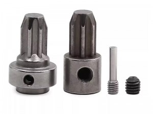 METAL FRONT & REAR CENTER DRIVE HUB 6888 6888X FOR TRAXXAS BIGFOOT FORD FISTA ST JATO RUSTLER SLASH 4X4 XO-1 - RS-TRX68886888X-1