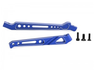 ALUMINUM FRONT & REAR UPPER CHASSIS BRACE SET ARA320555 FOR 1/8 ARRMA TYPHON V5 TLR 6S BLX - BLUE - RS-ARA320555/BU