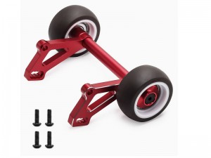 ALUMINUM WHEEL WHEELIE BAR ARA320758 FOR 1/8 ARRMA KRATON 6S EXB NOTORIOUS 6S - RED - RS-ARA320758A/RE