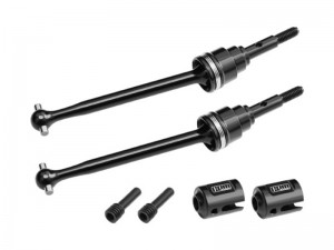 GPM STEEL FRONT / REAR DRIVESHAFTS AND DRIVE CUPS 10789X FOR RC TRAXXAS MINI XRT VXL 3S 108076-1 - FRONT - XRTM062FS