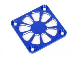 ALUMINUM HEATSINK COOLING FAN COVER 40 X 40 X 3mm FOR HOBBYWING MOTOR FANS MAX5 G1 G2 - RS-FANC4040/BU