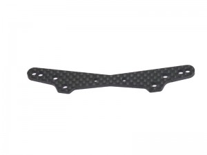CARBON FIBER FRONT SHOCK TOWER STIFFENER 51755 FOR TAMIYA 1/10 DT-04 FIGHTER NXGEN DT-04 BUGGY 58741 - RS-TA51755/BK