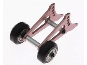 ALUMINUM DOUBLE  WHEELIE BAR BS8 FOR TAMIYA CW-01 LUNCH BOX PAJERO PUMPKIN - RS-TABS8A/CH