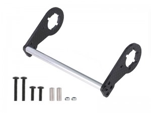 CARBON FIBER REAR DAMPER PLATE SUPPORT FOR 1/10 TAMIYA LUNCH BOX PAJERO PUMPKIN - RS-TA19005230