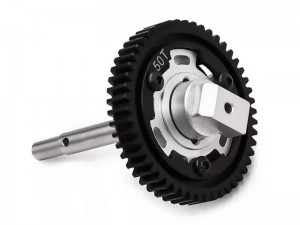 ALUMINUM 3 POINT DESIGN CUSH DRIVE ASSEMBLY M1.0 46 / 50 / 52 / 54T 7793X FOR TRAXXAS 1/5 X-MAXX 6S 8S 1/6 XRT 8S RC MONSTER - 50T - RS-TRX7793X/50T