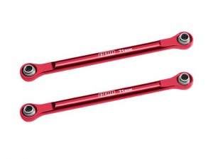 ALUMINUM 7075 FRONT STEERING TOE LINKS 10791 FOR TRAXXAS MINI XRT VXL 3S 108076-1 - RED - XRTM162-R