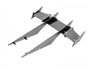 CARBON FIBER WING MOUNT PARTS FOR 1/7 ARRMA BITTYDESIGN BODY SEVEN65 INFRACTION LIMITLESS - RS-BDARA-FOMS65/R