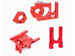 ALUMINUM CENTER DIFF MOUNT WITH HOBBYWING 56 SERIES MOTOR MOUNT - ARA320661 ARA320666 FOR  ARA7116V2 ARRMA 1/7 LIMITLESS 6S 4X4 F1 V2 CAR - RS-ARA32066466/RE