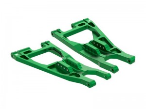 GPM TPS055 7075 ALLOY FRONT LOWER SUSPENSION ARMS 10931 FOR TRAXXAS 1/6 FUNCO PRO SAND CAR 8S 109076-4 - GREEN - TPS055-G
