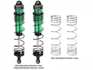 GPM MAM4144R 6061 ALLOY PROGRESSIVE SPRING REAR SHOCK 144mm ARA330794 FOR ARRMA 1/8 MOJAVE 4S ARA4404 - MAM4144R-G