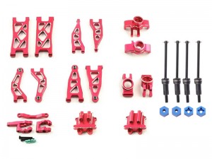 ALUMINUM UPGRADE COMBO PARTS SUSPENSION ARM CVD SET FOR ARRMA 1/18 GRANITE GROM RC TRUCK - RS-GRANITEGROM/RE