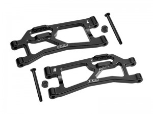 GPM XRTM056 7075 ALLOY REAR LOWER SUSPENSION ARMS 10727 10740 FOR TRAXXAS MINI XRT VXL 3S 108076-1 - BLACK - XRTM056-BK