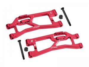 GPM XRTM056 7075 ALLOY REAR LOWER SUSPENSION ARMS 10727 10740 FOR TRAXXAS MINI XRT VXL 3S 108076-1 - RED - XRTM056-R
