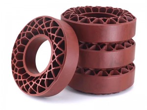 1.9 INCH SILICON TIRE INSERT 110mm x 36mm FOR 1/10 TRAXXAS TRX-4 AXIAL RACING SCX-10 RC CRAWLER TRUCK - BROWN - RS-TI11036/BR