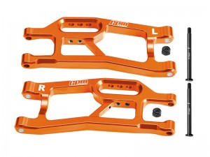 GPM XRTM055 7075 ALLOY FRONT LOWER SUSPENSION ARMS 10725 10740 FOR TRAXXAS MINI XRT VXL 3S 108076-1 - ORANGE - XRTM055-OR