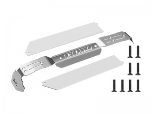 GPM TXMM333 STAINLESS STEEL SKID KIT FOR TRAXXAS MINI MAXX / MINI XRT - TXMM333-OC