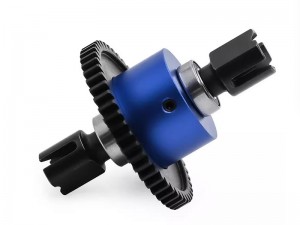 ALUMINUM CENTER DIFF SET - 50T ARA310991 FOR ARRMA 1/7 BIG ROCK FIRETEAM MOJAVE 1/8 KRATON V6 EXB NOTORIOUS OUTCAST 6S BLX - BLUE - RS-ARA31099150T/BU