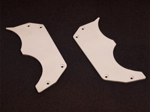 TITANIUM TC4 FRONT SUSPENSION GUARD PLATE ARA320515 FOR ARRMA 1/7 FELONY INFRACTION LIMTILESS F1 V2 6S - RS-ARA320515/TC4