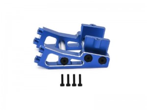 ALUMINUM ADJUSTABLE WING MOUNT ARA480074 FOR ARRMA 1/14 TYPHON GROM ARA2106T1 - BLUE - RS-ARA480074/BU