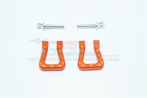 GPM TRX4002 ALUMINUM FRONT/REAR BUMPER D-RINGS TRAXXAS 1/10 TRX4 DEFENDER TRAIL CRAWLER - Orange - TRX4002-OR