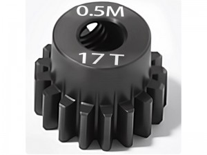 STEEL MOTOR PINION GEAR M0.5 3.175mm 13T-27T FOR 1/10 RC CAR BUGGY - RS-PGM0517T