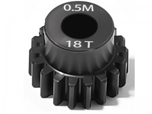 STEEL MOTOR PINION GEAR M0.5 3.175mm 13T-27T FOR 1/10 RC CAR BUGGY - RS-PGM0518T