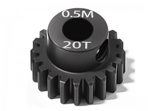 STEEL MOTOR PINION GEAR M0.5 3.175mm 13T-27T FOR 1/10 RC CAR BUGGY - RS-PGM0520T