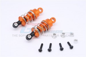 ALUMINIUM FRONT/REAR ADJUSTABLE SHOCKS (50MM) HPI SPORT 3 FLUX - SP3050F/R-OR-S-BEBK