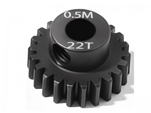 STEEL MOTOR PINION GEAR M0.5 3.175mm 13T-27T FOR 1/10 RC CAR BUGGY - RS-PGM0522T