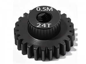 STEEL MOTOR PINION GEAR M0.5 3.175mm 13T-27T FOR 1/10 RC CAR BUGGY - RS-PGM0524T